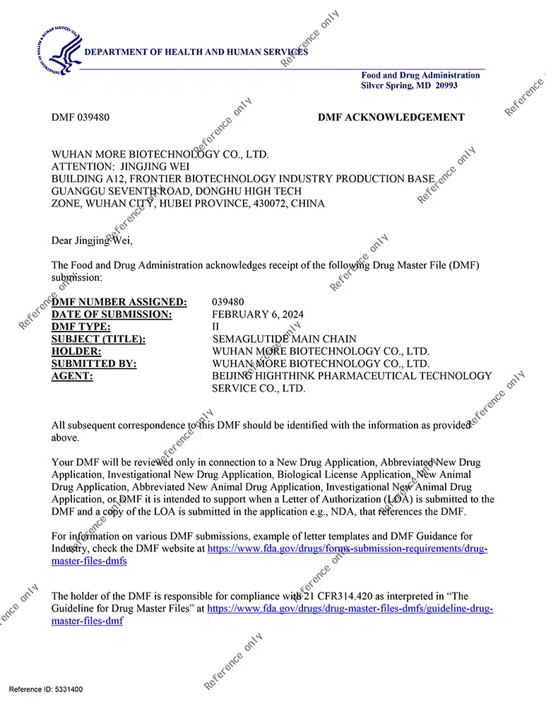Semaglutide Main Chain DMF-039480